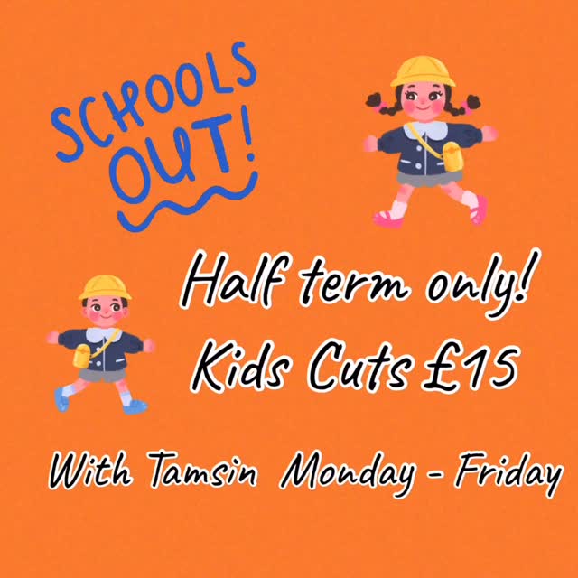 Get your mini mes an appointment during half term for a special with our very own Tamsin ✂️Available Monday- Fridays half term only. Age 7- 15. £15! Then why not visit our neighbours for a cheeky pizza @kneadneapolitanpizza 🍕 @lovewokingham @wokinghamtoday @wokingham_leisurecentre @stagecoach_wokingham @indiewokingham #kidscuts