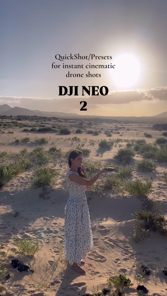A cheat code for content creators - let’s talk about the DJI Neo 2: the tiny drone that’s quietly changing the game for casual creators giving you effortless travel clips without the learning curve. No complicated setup, just launch and let it do the work.
What really makes it stand out? The #QuickShots 👇🏼 These are pre-programmed flight paths that turn simple moments into polished clips that I’ve demoed:
• Helix – spirals out for a dynamic cinematic feel
• Circle – smooth orbit around your subject
• Dronie – pulls back and up for that classic reveal
• Rocket – shoots straight up with the camera locked on you
• Circle – smooth orbit around your subject ( energy)
• Boomerang – flies out and back in an oval path
All distances can be set manually on your phone app, controller or the drone itself (by long press either up/down buttons ) and it has follow and gesture modes also demoed.
Excited to explore its capacity more! Have you tried one out or have any tips? Or even if u have any questions about my experience with it so far drop a comment😊
#djineo2 #minidrone #traveldrone #djidrone