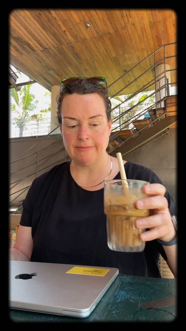 When it’s time to fire up your midlife brain and get back to work.
☕️Strong coffee
👄Having a word with yourself
🥊Getting stuck in