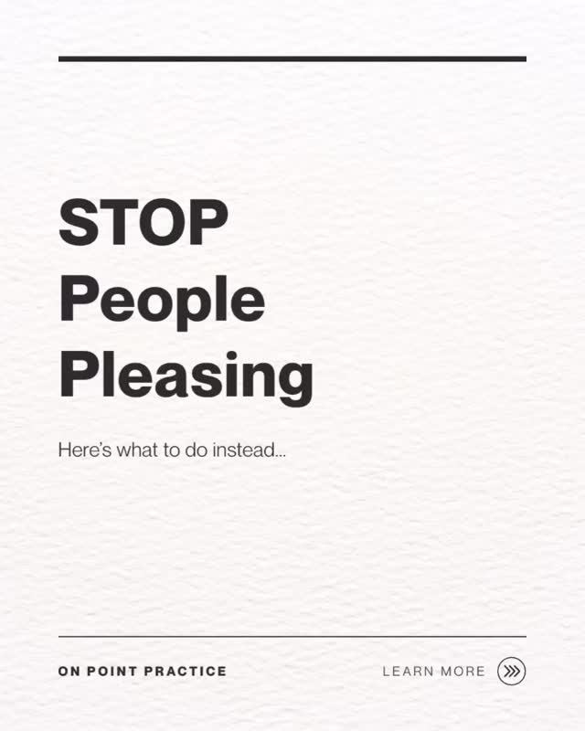 Ever feel like saying “yes” to others means saying “no” to your own progress?
People-pleasing isn’t just a relationship disruptor; it’s a commonly overlooked business blocker.
It can derail authentic connections, chip away at team cohesion, and shut down vital feedback.
Ready to shift from “always agreeable” to “authentically effective”?
Here are 5 actionable steps from On Point Practice to help you reclaim your agency:
1. Track Behaviors: Pinpoint when and how people-pleasing shows up. Awareness is step one!
2. Know Your ‘Why’: Connect to your core values or the true consequences to fuel your motivation for lasting change.
3. Ditch the Label: You do people-pleasing behaviors, but you are not just a people-pleaser. Separate the action from your identity to make it changeable.
4. Find Models & Experiment: Seek out examples of people who embody confident, boundary-setting behaviors, then “try on” new approaches like a dress rehearsal.
5. Observe & Modify: Pay close attention to the outcomes of your experiments. Adjust and refine your approach for continuous growth.
Which of these steps resonates most with you today? Let us know in the comments below.
#PeoplePleasing #BoundarySetting #CommunicationSkills #LeadershipDevelopment #thatsonpoint