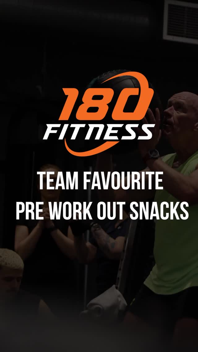 What’s your go-to pre-workout snack? 👀
Drop it in the comments 😆👇🏼
The 180 Team shared theirs…
and let’s just say, there’s a very interesting mix 😂
Fuel matters 💥
If you’re training for strength, getting a snack in 60–90 minutes before your session can make a huge difference to your performance.
Struggling for ideas?
Try one of the team’s go-to options before your next session 👊