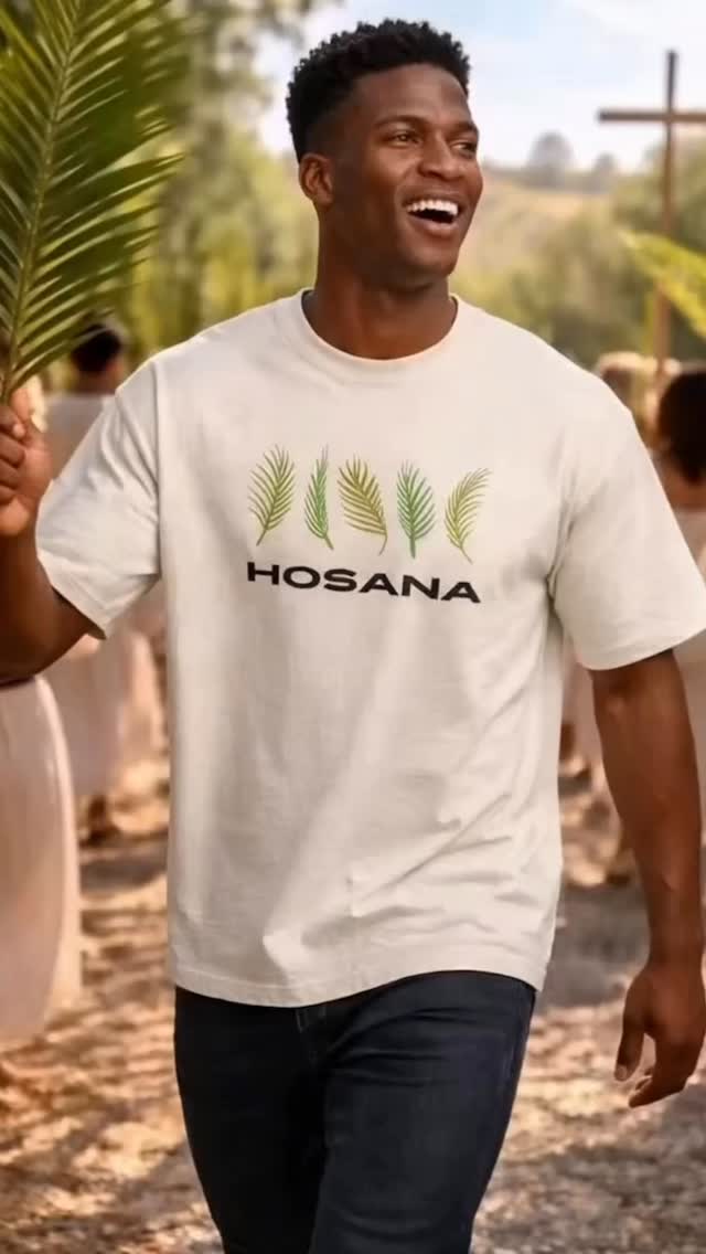 O clamor que abre a Semana Santa em um design limpo e atemporal.
Jerusalém parou para O receber. E a gente continua a tradição, mas com um olhar renovado. 🌿 Não é só uma camiseta, é um testemunho silencioso de que a nossa maior identidade está em quem acolhemos.
Hosana. Porque é lindo ser o que somos.
Domingo de Ramos está chegando. Já escolheu como vai celebrar?
Fides: Sua fé estampada!✨
#usefides #fides #domingoderamos #hosana #élindosercatólico