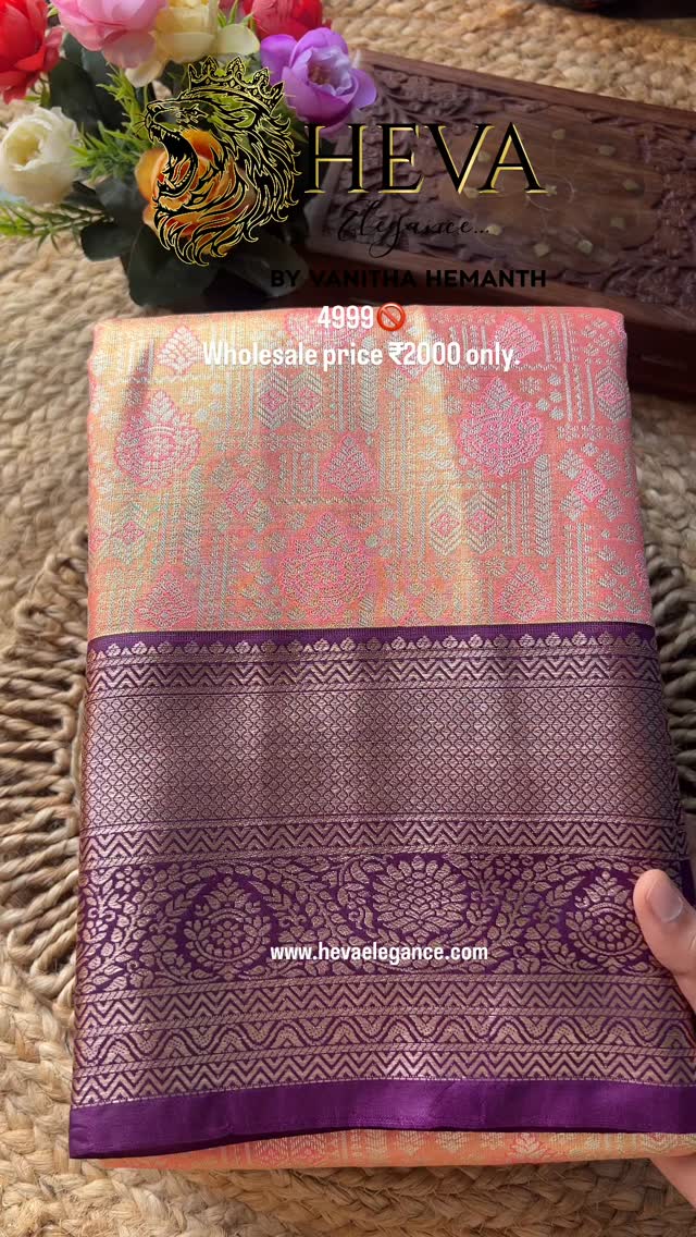 Semi kanchi silk sarees worth ₹4999 just for ₹2000 only.
Limited pieces available grab soon.
Order number : 6364848738
Price : 2000/ free shipping.
Or visit our website @www.hevaelegance.com
#sareelove #silksaree #wholesalesarees #weddingsareescollection #hevaelegance