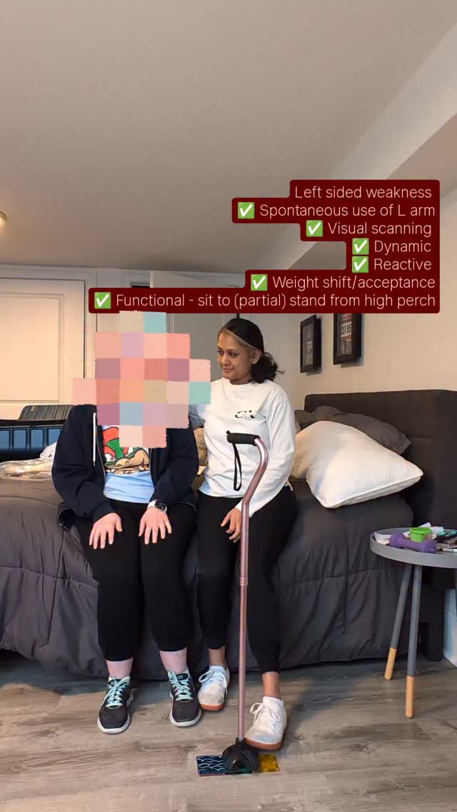 Inspired by @agent92 but make it for hemiparesis. Such a great easy activity to facilitate use of the weaker side! And it was definitely fun!
#neurorehab #StrokeTherapy #physiotherapy #occupationaltherapy #homecaretherapy