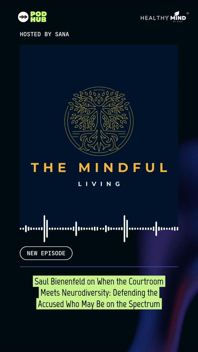 🍃 Saul Bienenfeld on When the Courtroom Meets Neurodiversity: Defending the Accused Who May Be on the Spectrum — Live Now
Nobody wakes up one day and decides
to lose themselves.
It happens slowly.
One distraction at a time.
One "I'll rest later" at a time.
One numbed-out evening at a time.
Until one day you look up and realize —
you've been everywhere except here.
This episode brings you back.
Gently. Without judgment.
Because mindful living isn't about being perfect.
It's about being present.
🎧 Full episode → https://play.headliner.app/episode/32458877
Mindful Living | Healthy Mind by Avik™
#MindfulLiving #SlowLiving #ConsciousLiving
#MentalWellness #HealthyMindByAvik #Mindfulness #podmatch #healthymindbyavik