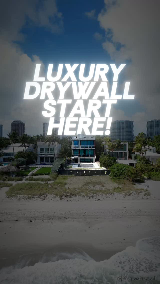 Let’s give you a closer look at one of our Golden Beach projects.
Time for the finishing touches to start coming together. Slowly but surely, this waterfront luxury property is beginning to resemble what it was always meant to become—a home 🏡✨
This is the stage where all the hard work, coordination, and patience start showing themselves in a different way. Less raw structure, more refinement. Less concept, more reality.
Stay tuned.
Captured from above by @dronephotographymiami 🚁
Do you want to ensure a proper quality job with a responsible drywall contractor? Look no further. @vasquezdrywall is here to help you out.
We provide the following services for residential and commercial projects: Logistics Metal Framing Drywall Installation Level 4 & 5 Finish
🏗. R. Vasquez Drywall Inc.
👤President, CEO: Nicolas Vasquez.
📱 Cell: 305-219-5016
🌐 Website: www.vasquezdrywall.com
📸 Instagram: @vasquezdrywall
✅ Licensed & Insured
#Vasquezdrywall #LuxuryConstruction #SouthFloridaLuxury #HighEndBuilders #MiamiLuxury