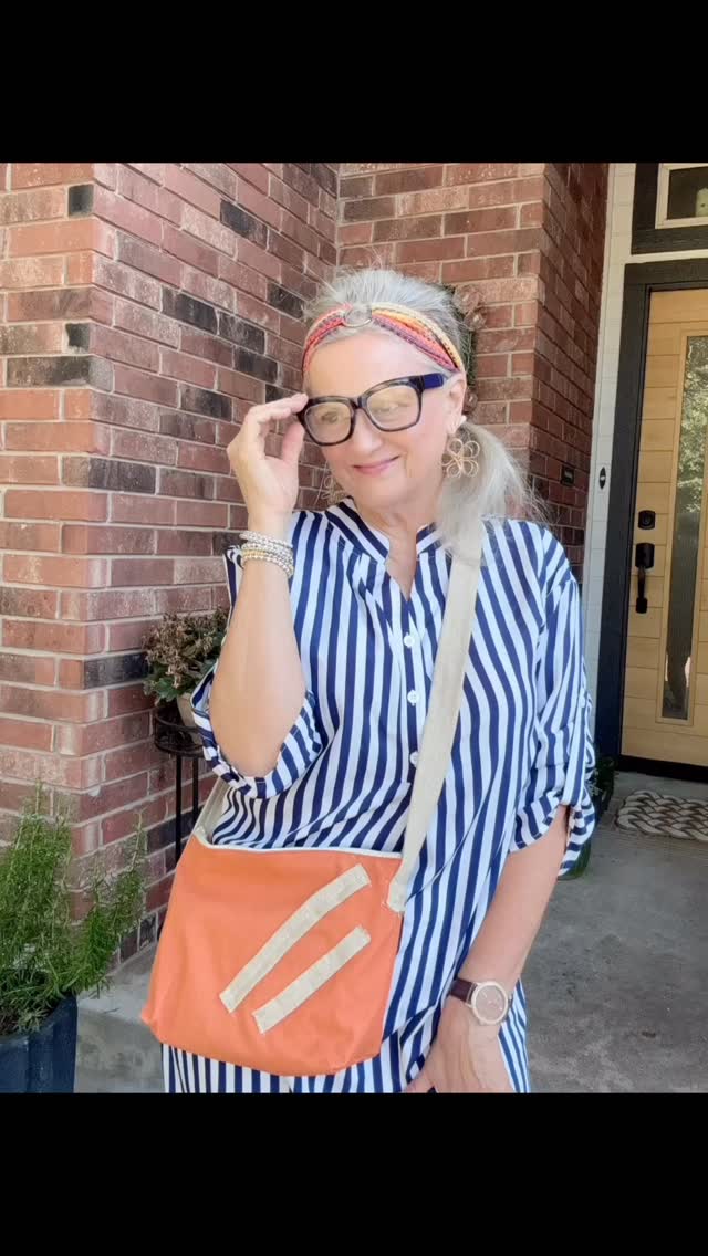 You friends bring me hope with your prayers. It’s been literally hell here, watching my husband in pain. Your kind words and photos and joy 🤗make me smile through it. As I sit by his hospital bed, I make a reel. It’s therapeutic and it’s something to create while we wait for a diagnosis, for a healing. It’s stripes. I didn’t realize I had worn so many this past year. With belts, bags, vests and skirts and the scarves. 🧣 Stripes remind me of those other stripes ✝️that offer us healing. Happy Sunday. I’m playing his favorite music 🎵 this morning…holding his hand. Thank you all. #thymemag #honeyintherock #stripes