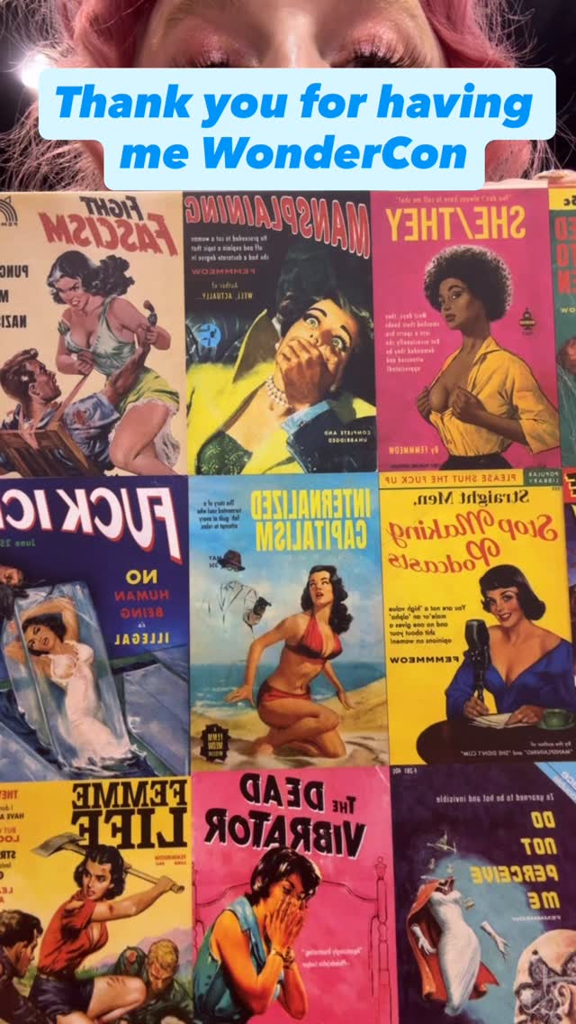 @wondercon was such a dream! I have to pinch myself sometimes. The fact that I get to travel and share my work with so many amazing people is truly a blessing. I am so grateful ☺️