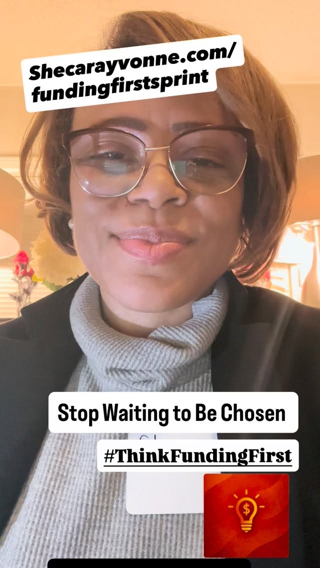 Most people aren’t missing funding.
They’re missing structure.
Week 4 made that clear.
What founders think they need:
👉more grants
👉more exposure
👉more connections
What they actually need:
👉organized documentation
👉a funding readiness file
👉systems that make them credible
That’s what changes everything.
Detroit doesn’t need more ideas.
It needs structured leaders.
Comment READY and I’ll send the checklist.
To sign up to get the $297 Lifetime Access rate until April 10th https://shecarayvonne.com/fundingfirstsprint
