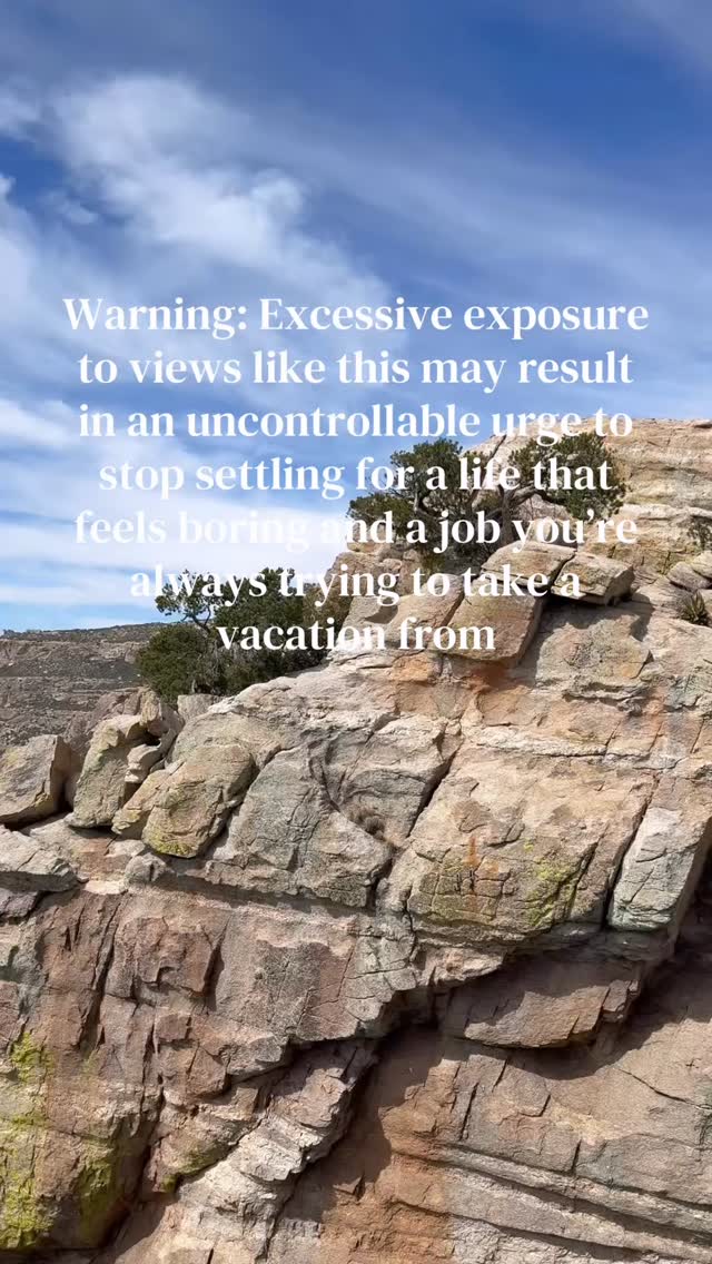 Not to be dramatic, but traveling has really ruined my ability to ever be able to tolerate a life I donāt actually like š«£