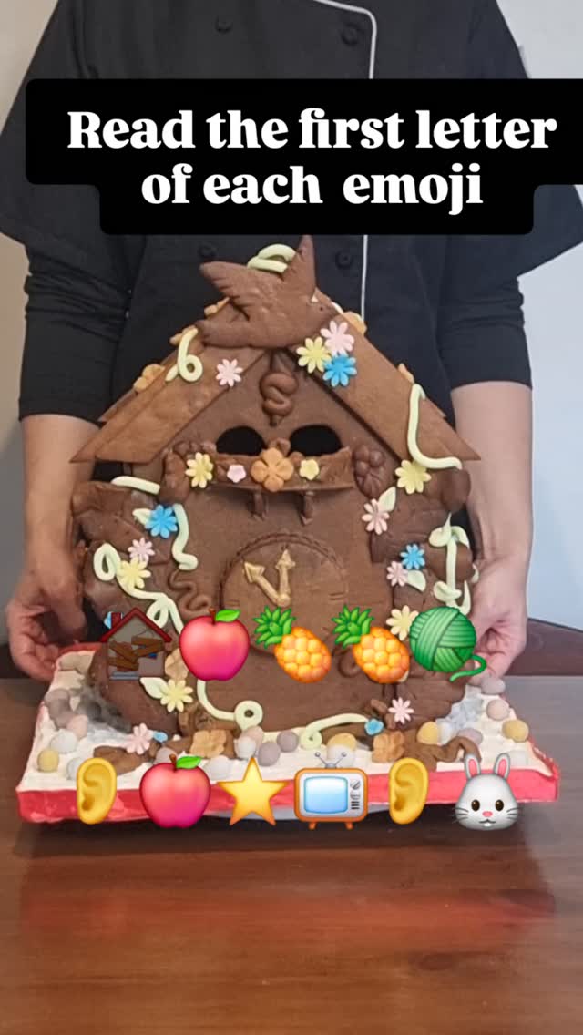 Read the first letter of each emoji
... if you get it...you get it!
#trend instagramtrends#eastergingerbread