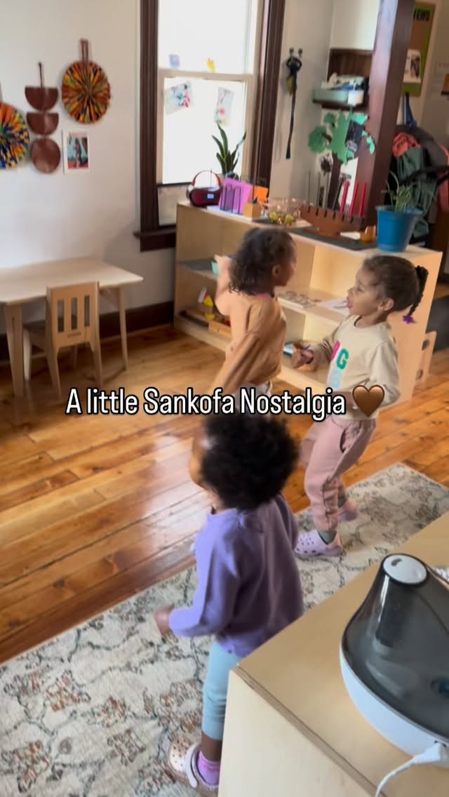 Can you picture it?!?
Just me and four kids
Dance parties
Waving to our neighbors
in the Ville and getting free!
Sankofa Learning Center has outgrown my dream. This new version cares for 16 children and nestled in an old building in Westville now. 🤎