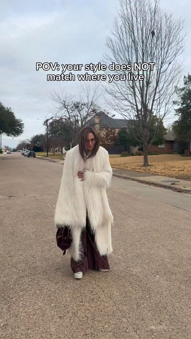 Wrong city. Right outfit.
If I dressed “appropriately” for where I live, I’d be bored.
And boring is never an option.