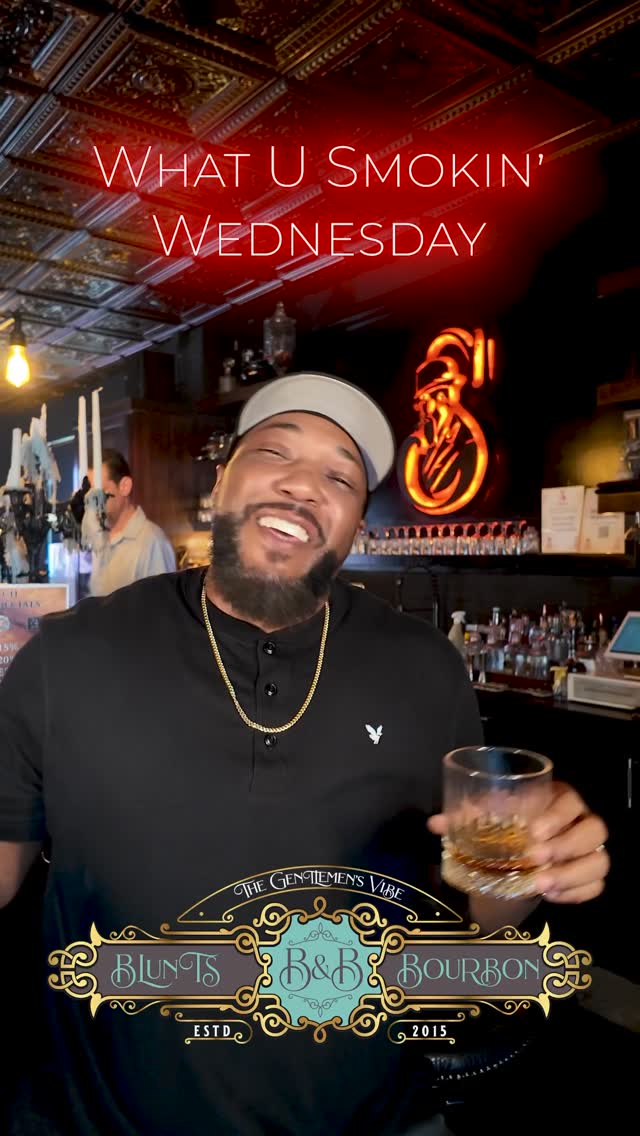 Come join us for #WhatUSmokin #Wednesday at @sherrislounge for an exquisite pairing of @hupmann_usa cigars with some @fourrosesbourbon to get the palate to palating 🌬️💨💨💨🥃🤌🏾
The homie @saxmancnote will be setting the vibe on that saxophone 🎷 🎶 We live at 6pm, see ya soon!
#BluntsandBourbon #PSSITA