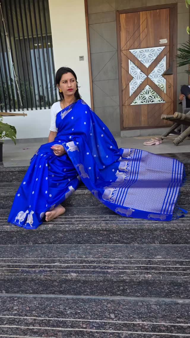 Beautiful Saree available on Sakhishrungar cotton silk saree book on 848-586-0952#onlineshop #sareelover #sareelovers #sakhishrungar #virelvideo