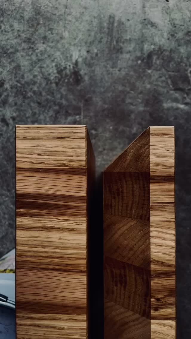 Bist du eher der 90 oder 45° Typ?
Oder irgendwo dazwischen?
#wooddesign #woodworker #cuttingboards