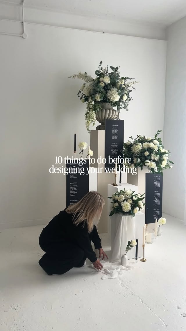 10 things to do before designing your wedding day.
1. Call Me
I will do the other 9 and more.
#weddingdesign #weddingdesigner #weddingplanning