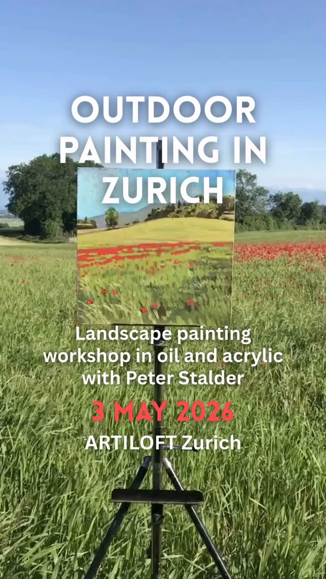🎨 Treat yourself to a day of plein air painting in the inspiring natural surroundings of Zurich!
Join us for a unique outdoor workshop designed for all levels — whether you’re a complete beginner curious to explore painting outdoors or an experienced artist looking to refine your technique and artistic vision.
🌿 Set in a beautiful green space in or around Zurich, you’ll have endless inspiration: lush vegetation, architecture, lakes, mountains, and luminous landscapes.
✨ What to expect:
• Live demonstration on plein air setup & materials
• Step-by-step guidance on building a painting outdoors
• Key fundamentals: composition, color, depth, light & atmosphere
• Personalized support throughout the day
• Create 2 paintings — one in the morning, one in the afternoon
👨🎨 Led by Swiss-British artist Peter Stalder, trained in London and exhibiting across Switzerland, France, and the UK.
🖌 Materials:
Open to oil & acrylic painters
Portable easels available if needed
(Material list provided upon registration)
📅 Date: Sunday, May 3
⏰ Time: 9:00–13:00 & 14:00–17:00 (7 hours)
📍 Location: Zurich (details shared after registration)
🌐 Language: English
💰 Price:
CHF 195 (bring your own materials)
CHF 230 (materials included)
⚠️ Limited spots — registration required!
👉 Sign up now and immerse yourself in the art of painting from life.
#pleinair #paintingworkshop #zurichart #artclass #pleinairpainting