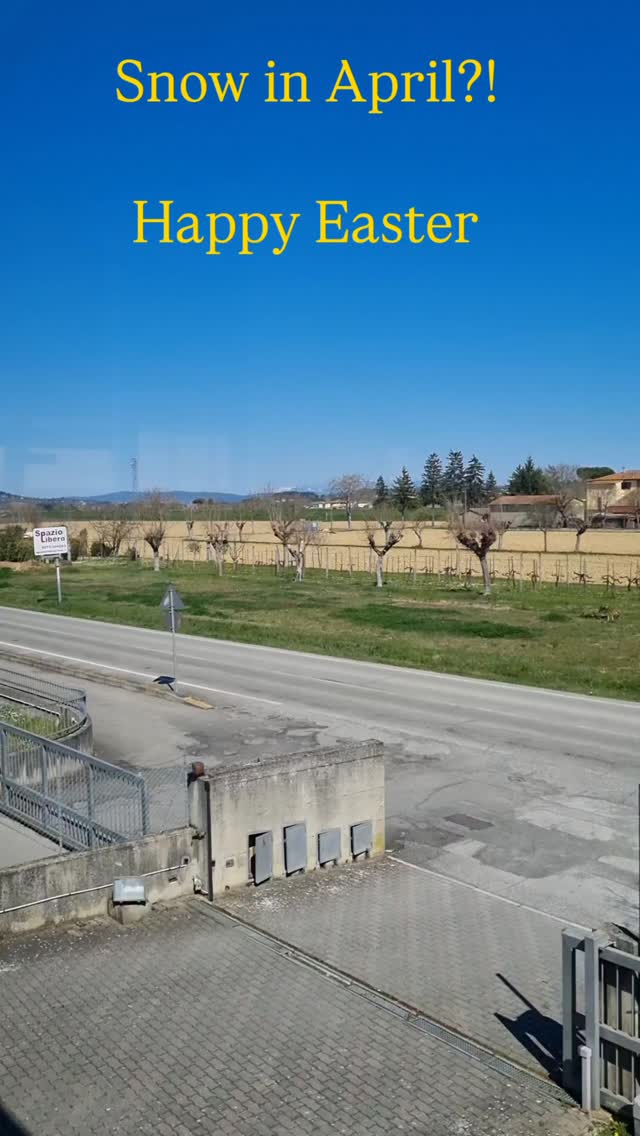 This Easter feels beautifully unusual. Here we are in April, celebrating the season of rebirth and yet the mountains around the Val di Chiana are still covered in white. Snow where we expected warmth. Winter touching spring.
A reminder that life does not always unfold in the way we imagine. And yet there is beauty in the unexpected. Sometimes we do not receive what we were planning for but exactly what we need.
I think I needed this contrast. Something different.
Jesus returned to remind us that nothing is what it think, nothing is impossible, that life continues beyond endings and that what looks like closure can also be the beginning of something profoundly beautiful.
The next few days will bring sun and warmth.
But the last few days the snow has already brought its own message.
Happy Easter to all who celebrate ❤️
#HappyEaster #RebirthAndRenewal #BeautyInTheUnexpected #SoulEvolution #EasterReflection