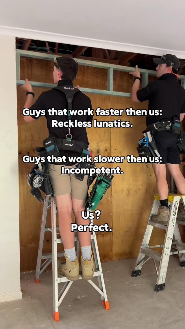 Guess we really are that good 🤷♂️😂
#brisbanebuilder #tradielife #carpentryqld #trend #qualitycraftsmanship