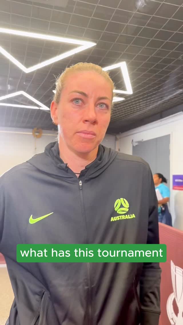“The Australian national players are treated like stars,” @yui___hasegawa reflected after the Asian Cup final on Saturday night.
What has this tournament shown about the power of women’s football? MVP Alanna Kennedy, Ellie Carpenter, Clare Wheeler and Yui Hasegawa share their experiences.
Interview questions and video capture by @ishaonthefield
#womensfootball #matildas