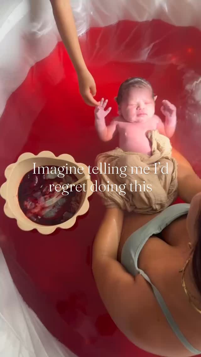 imagine telling me i’d regret this…
letting her arrive in her own time
keeping her close to the source that sustained her
honoring the slow, sacred transition between worlds
no rushing
no cutting corners
just trust, warmth, and peace
some call it unconventional
i call it listening—to my body, to my baby, to something deeper than fear
and there’s nothing to regret about that 🤍
