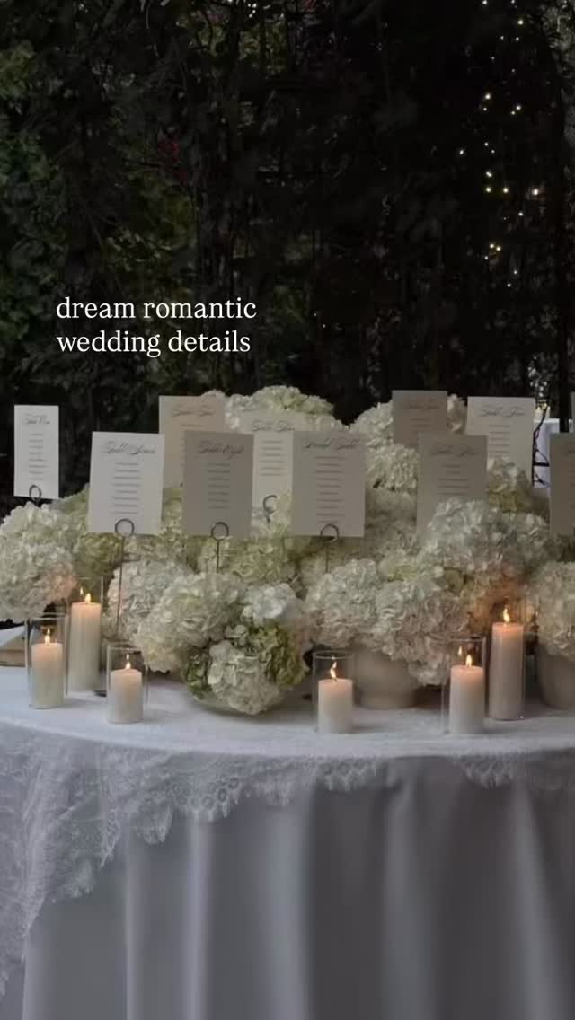Details for the dreamiest outdoor garden wedding 🤍
#designingtheday #weddinginspo #viral #fyp #reels