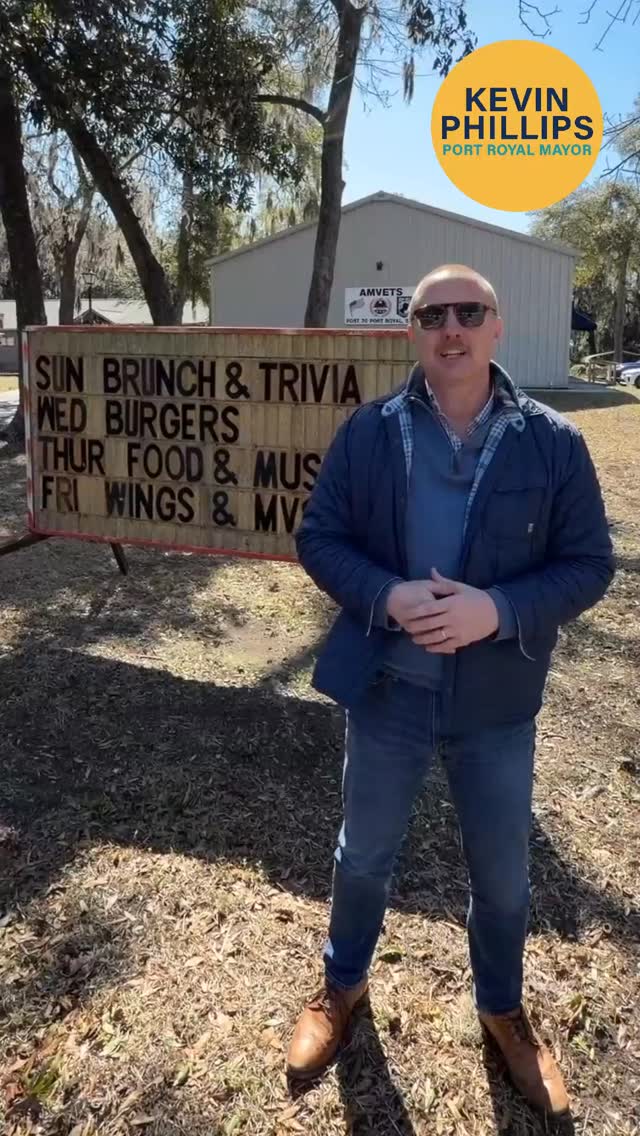 Our AMVETS Post plays an important role in the fabric of Port Royal.
Every Wednesday, theyâre serving up Burger Night â hamburgers and hotdogs cooked fresh to order for just $12.
Itâs more than dinner. Itâs fellowship, community, and a small way to give back to those whoâve given so much.
Hope to see you there.
