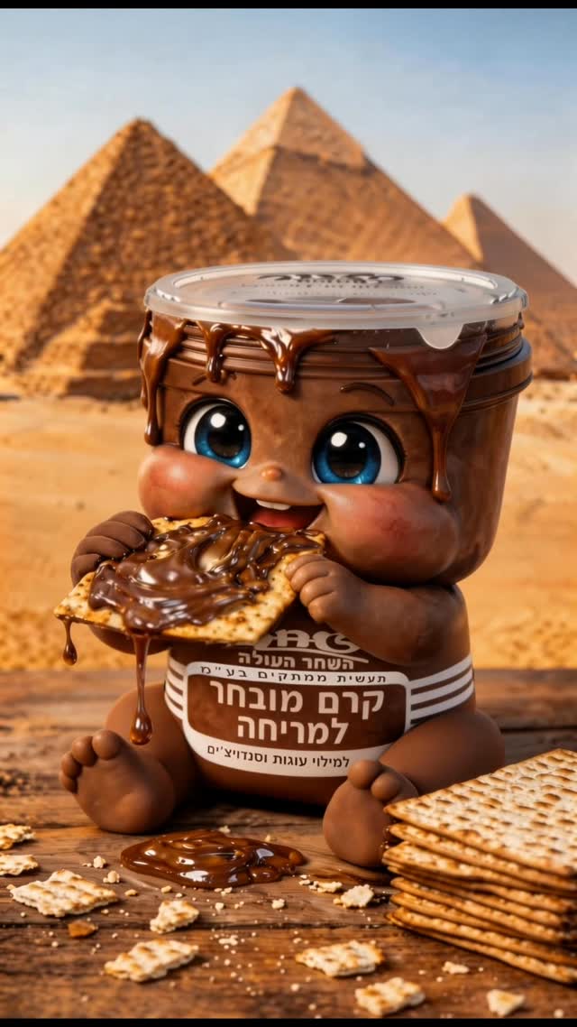איזה כיף היה הפרוייקט הזה! תראו איזה חמוד הוא!!!!
#מצהעםשוקולד #aivideo #השחר #מצהעםהשחר #בינה_מלאכותית
ושוב חג שמח!
