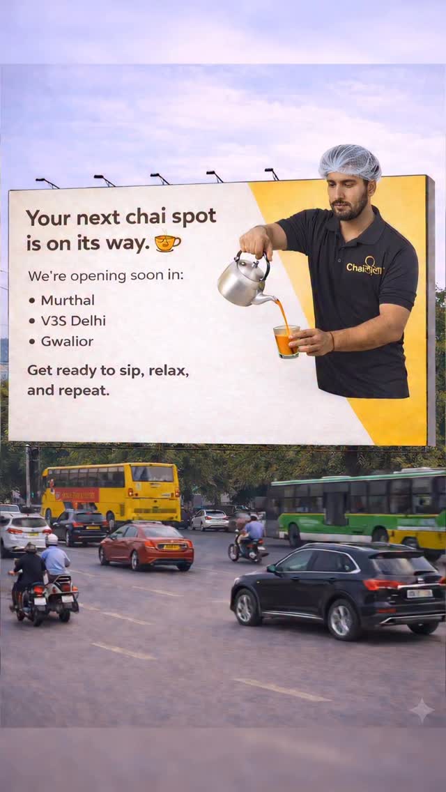 Chaileela is on its way to Murthal, V3S Delhi & Gwalior ☕✨
The wait is almost over your next chai adda is opening soon.. Get ready for good vibes, great flavours and a lot of chaileela!
(Chaileela, Murthal, V3S Delhi, Gwalior, chai adda, opening soon, new cafe, tea lovers, cafe vibes, food destination, coming soon, grand opening, apni wali jagag)
#chaileela #comingsoon #murthal #v3sdelhi #gwalior