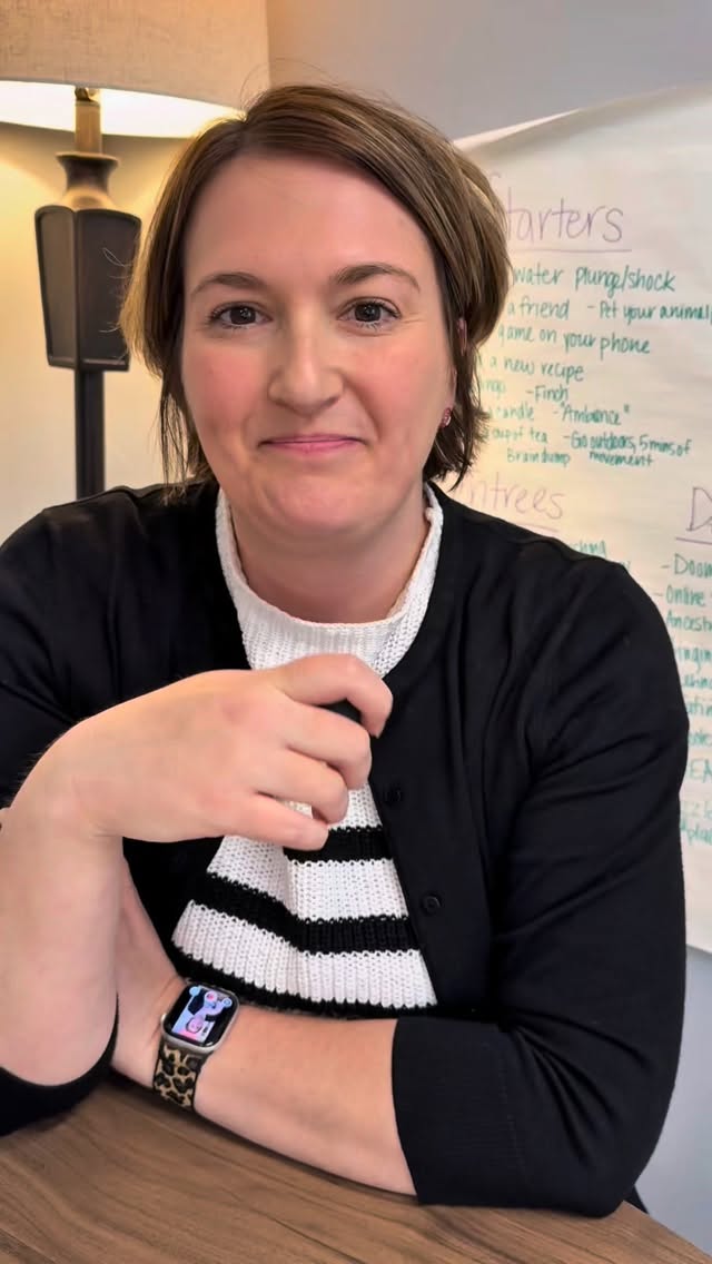 Track what works on the good days to help plan for the tough ones. It’s a deeply personal process to figure out what actually works for you. #adhd #adhdwomen #mentalhealth #therapist #dopamine