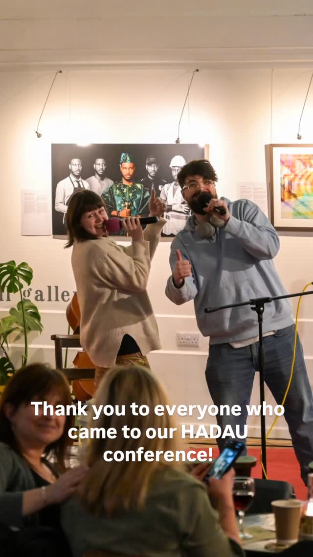 Thank you to all who came along to this year's HADAU conference! The Friday night poetry event in partnership with @urbanwordsmithscardiff was the perfect way to start things off, and we had a fabulous day of conversation and making on the Saturday, with fascinating talks and workshops, including some really interesting artist showcases. We'll share more photos and reflections soon.
There's plenty of time to visit our exhibition if you haven't done so already. It's open Monday to Friday 9am to 4pm at the same time as @groundupcardiff and will finish with a fantastic day of celebration on 16th May as part of the Roath Gallery weekend!