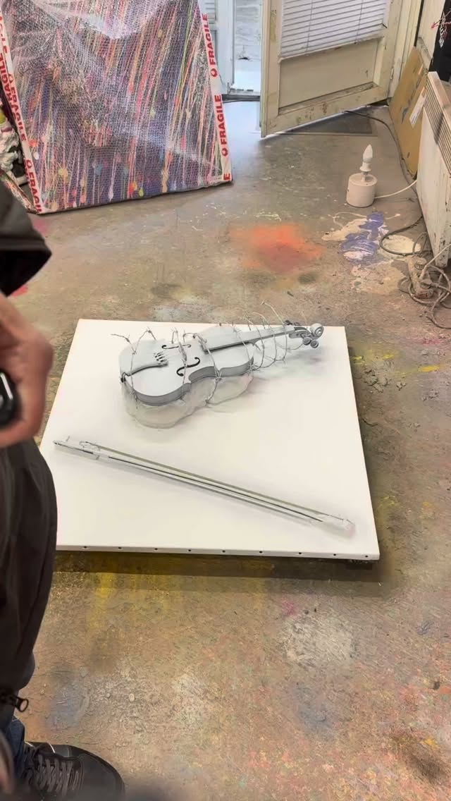 #popart #violondelespoir #violon #bleuraf