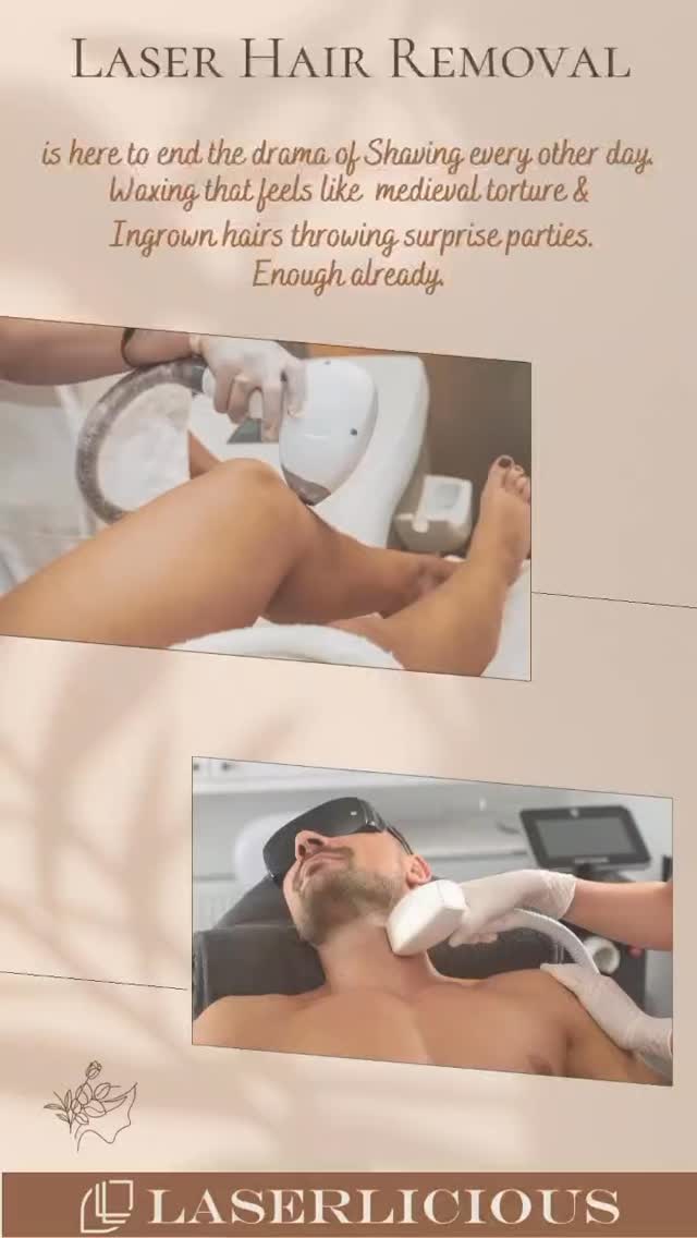 #laserhairremoval #laserlicious #nomoreshaving #laserresults #smoothskin