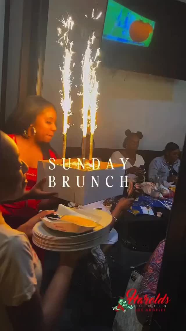 TODAY‼️ SOUL FOOD SUNDAY BRUNCH🥂🥳
Every Saturday and Sunday
12pm - 6pm
Reserve your table! (Link in bio)
Sounds by @djkobeofficial
🐔 Harold’s Chicken
Chicago’s Famous Chicken & Mild Sauce⠀
📍6523 Hollywood Blvd
