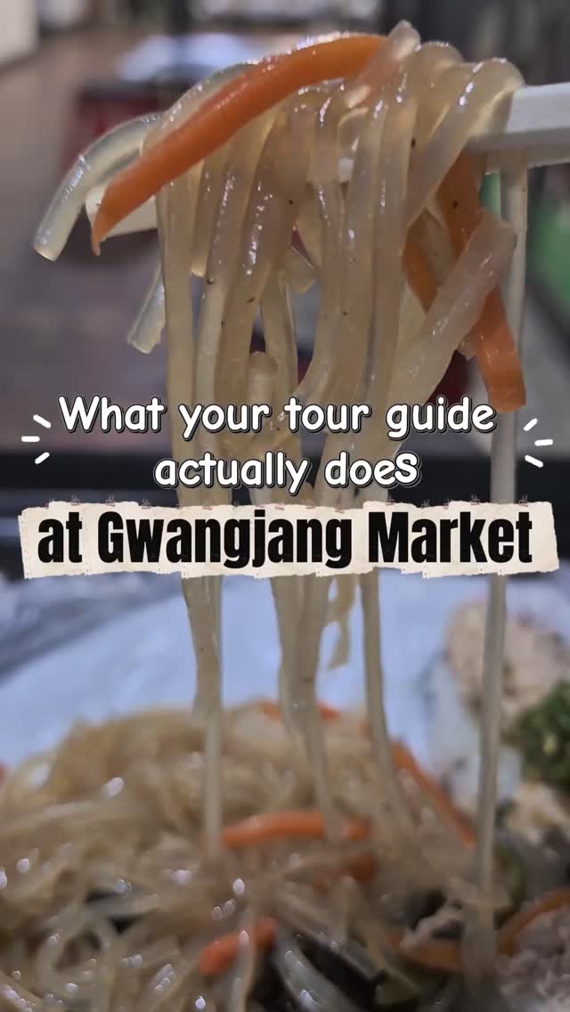 Dear Seoul travelers,
You came to Gwangjang Market. You ate the mung bean pancake. You took the photo. You left.
👶Cute.
🥢Meanwhile I — your tour guide, 100+ visits deep — walked straight past the bindaetteok line and ordered tuna gimbap and japchae on one plate.
🍩Found the tiny bakery most tourists never see and got the injeolmi cream donut and matcha donut.
💊Then hit the pharmacy street and bought the cheapest vitamins in Seoul like every actual local does.
You were looking for the best street food in Seoul. I was already eating it.
Gwangjang Market is one of the oldest traditional markets in Korea and yes, the mung bean pancake is iconic. I show it to every single guest on my Seoul walking tour.
But after 100 visits? I have my own route. A local route. The one that doesn't show up on any Gwangjang Market food guide, any Seoul travel blog, or any "things to do in Seoul" list.
The pharmacy street alone is worth knowing. Cheapest vitamins in Korea. Locals know.
Tourists don't.
Now you do.
You're welcome.
— Local Way Korea,
your Seoul private tour guide 🙂