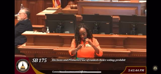 Yesterday I stood in the well to speak against Senate Bill 175, and I did so both as an attorney and as a legislator. 🙏🏾
What started as a bill about banning ranked-choice voting was completely rewritten into something else entirely: legislation that expands protections for Confederate monuments while it opens the door for lawsuits against local communities and elected officials in certain cases.
That’s UNACCEPTABLE when the Majority Party touted tort reform last year. 👎🏾
It ultimately FAILED receiving only 89 of the 91 votes required ❗️❗️❗️❗️