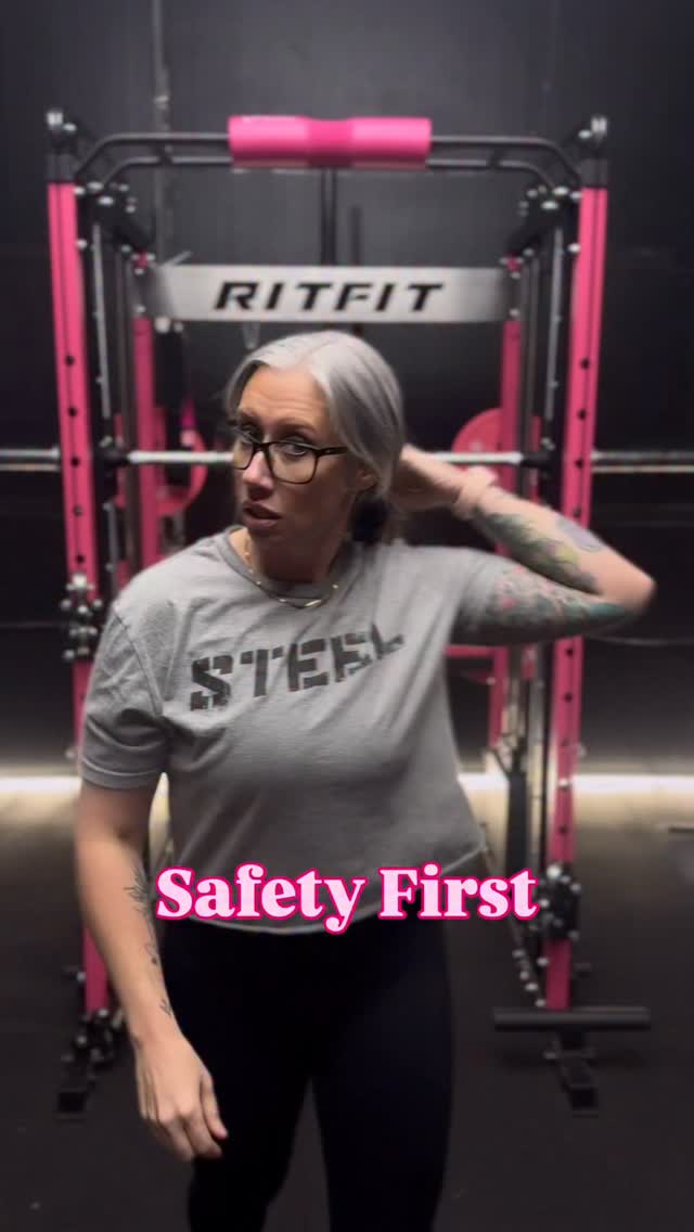 I’ve seen too many videos of people on the squat rack being taken out by their ponytail - not me, no ma’am 😂
.
Considering I just had my hip reconstructed 5 months ago, I’m super happy with my progress in the gym. I’m still not using weight with squats, but all the other lower body work I’m really pushing as heavy as feels safe.
.
Also, don’t come at my neck pad, there’s no stability issues with a smith machine and it just feels better. 🤪
.
Whats your favorite leg/butt exercise?