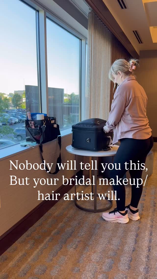 Nobody will tell you this, but your bridal hair/makeup artist will.👇👇👇
• Clean, dry hair is a must!
Whoever started the lie that dirty hair is best for updos must not have been a hair stylist...
• You are the guest of honor, not the host!
Once the big day comes, let someone else deal with the details - no one but you knows if things didn't go perfectly to plan.
• Extensions aren't just for length.
We love them for fullness and adding structure to your hairstyle!
• Natural glam still uses a lot of product.
Looking like you aren't wearing much makeup takes more than most realize.
• Trials are for tweaking, not perfection.
You might want some changes after your trial - that's why we do one!
• Weather matters more than you think.
Humidity, wind, heat - it all changes how long curls last or how makeup sits. Trust your artist with any adjustments or advice they give.