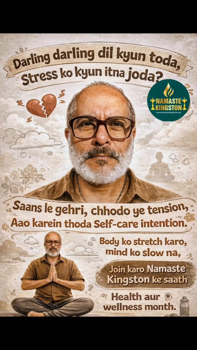 We still can't get over the Dhurandhar fever!
Join us with Namaste Kingston health and wellness journey and become Dhurandhar!!
Starts tomorrow 1st April
Yoga, Treks, Step Challenge, Nutrition and Wellbeing talks and more..
For more details, visit www.namastekingston.org
#yoga
#healthjourney