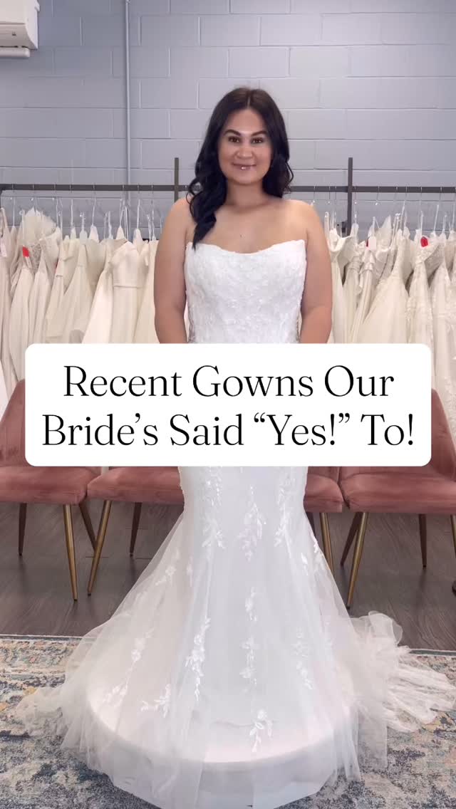 Some recent “Yes’s” from our brides! 🫶🏼 We love seeing each bride showcase their own personal style through their wedding gown! ✨
#jaimebridal #downtownpleasanton #weddinggowns #weddingdresses #essensebride