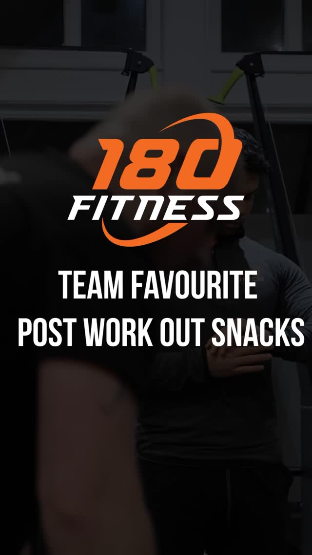 🏋️♂️ What’s your go-to post-workout snack? 👇🏼
We asked the 180 team what theirs was.. here’s some different ideas for you 🍌🥤👊🏼
The 180 Team