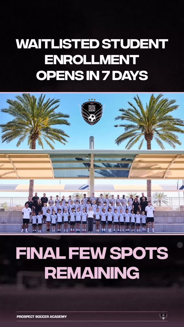 With limited spaces in certain grade levels, we’ll be intentional in our process as we identify disciplined, motivated student-athletes committed to excelling both academically and on the pitch.
We’re incredibly grateful for the interest and look forward to welcoming individuals who align with the standards and culture we uphold.
Waitlist enrolment for 2026/27 opens in 7 days!