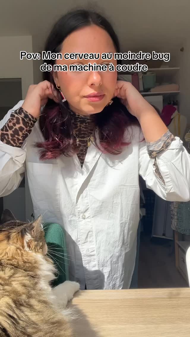 Parfois j’suis au bout du rouleau devant vos sacs mdrrr 🫣
Merci Enzo pour ces podcasts bien positifs 😂 #couture #mentalbreakdown #smallbusiness