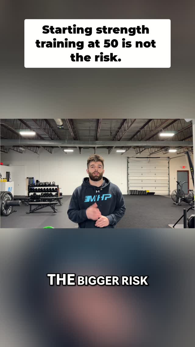 Here's the thing nobody actually says out loud:
The risk of starting isn't the problem. The risk of waiting is.
Your muscle mass isn't maintaining itself. Your strength isn't maintaining itself. Your balance isn't maintaining itself. These things decline steadily — and the rate of decline accelerates as you age.
By the time most people decide they're ready, the process is already well underway. You're starting from behind.
Independence later in life — being able to move how you want, do what you want — starts now. Not dramatically. Not perfectly. Just consistently.
If you've been sitting on this, link in bio.