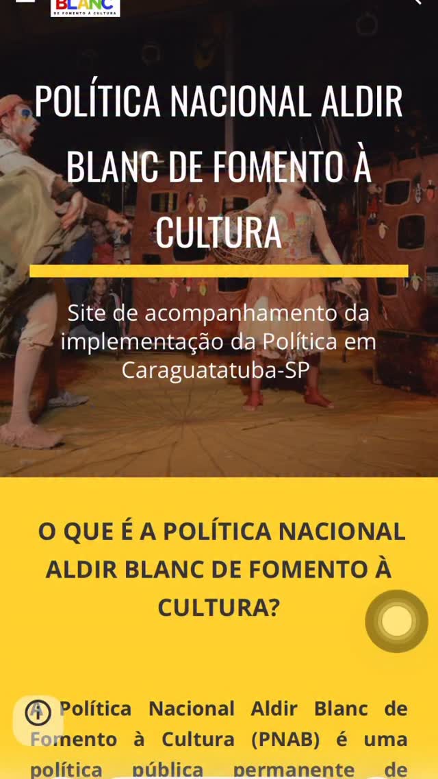 Primeiro lugar 🥇 #aldirblanc #culturaviva!
Esse reconhecimento é fruto de muito trabalho, dedicação e amor pela cultura. Cada projeto desenvolvido, cada história acolhida e cada vida impactada fazem parte dessa vitória tão significativa.
Seguimos firmes na missão de transformar realidades por meio da arte, da cultura e do cuidado com nossa comunidade. 💛