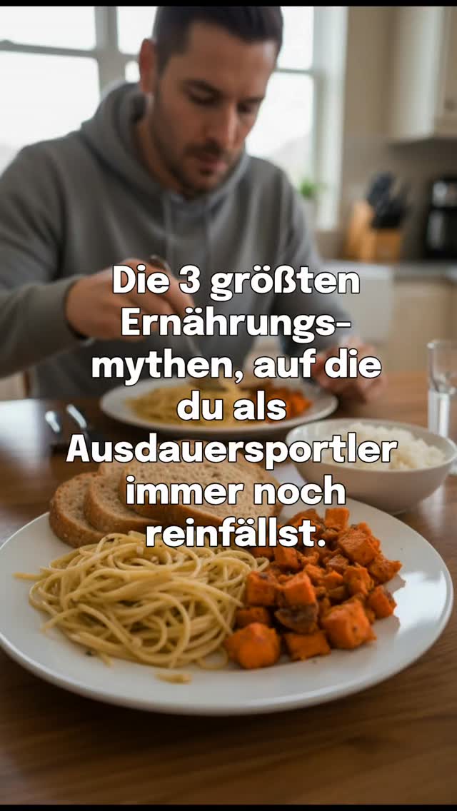 1️⃣ Viel hilft viel, vor allem bei Kohlenhydraten.
Kohlenhydrate sind im Ausdauersport zentral, aber mehr ist nicht automatisch besser. Entscheidend ist, wann du sie isst, wie viel du wirklich brauchst und für welche Belastung dein Körper sie gerade nutzen soll. Ein lockerer Lauf, ein Intervalltraining und eine lange Ausdauereinheit haben metabolisch nicht dieselbe Logik. Wer jede Einheit gleich behandelt, isst nicht sportgerecht, sondern einfach pauschal. Zu viele schnelle Kohlenhydrate zur falschen Zeit schieben deinen Blutzucker hoch, provozieren eine starke Insulinantwort und sorgen genau dann für Instabilität, wenn dein System eigentlich konstant arbeiten sollte.
2️⃣ Hauptsache gesund.
Ein Frühstück kann noch so clean wirken und dich im Training trotzdem ausbremsen. Vor Belastung zählt nicht, ob etwas nach Health Food aussieht, sondern ob es verfügbar, verträglich und funktionell ist. Große Mengen Ballaststoffe, viel Fett oder schwer Verdauliches können im Alltag sinnvoll sein, direkt vor einer Einheit aber die Magenentleerung verlangsamen, den Darm belasten und Energie genau dort binden, wo du sie eigentlich für Leistung brauchst. Gesund ist nicht automatisch leistungsfähig.
3️⃣ Protein ist nur für Kraftsportler wichtig.
Das ist einer der größten Denkfehler überhaupt. Auch im Ausdauersport geht es nicht nur um Brennstoff, sondern um Reparatur, Anpassung, Muskelerhalt und Regeneration. Protein liefert nicht nur Aminosäuren für die Muskulatur, sondern auch Substanz für Enzyme, Transportproteine und Signalprozesse, die nach Belastung überhaupt erst Anpassung ermöglichen. Wer morgens nur in Kohlenhydraten denkt, frühstückt oft Energie, aber keinen Baustoff.
#ausdauersport #sporternährung #sportfrühstück #blutzucker #regeneration