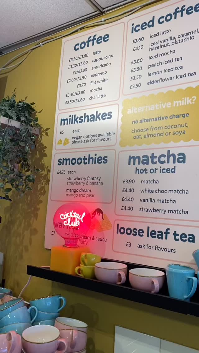 The Easter holidays are here
🦆🦆🦆
Here’s what to expect at The Ugly Duckling:
🦆Our NEW spring/summer drinks menu, including a range of lemonades, iced coffees, iced matcha and Pina Colada
🦆New and super cute pottery items to paint
🦆A bright studio with a cute spring vibe
Our Easter weekend opening hours:
Good Friday 10-9.30
Saturday 10-7.30
Sunday CLOSED
Easter Monday 10-4.30