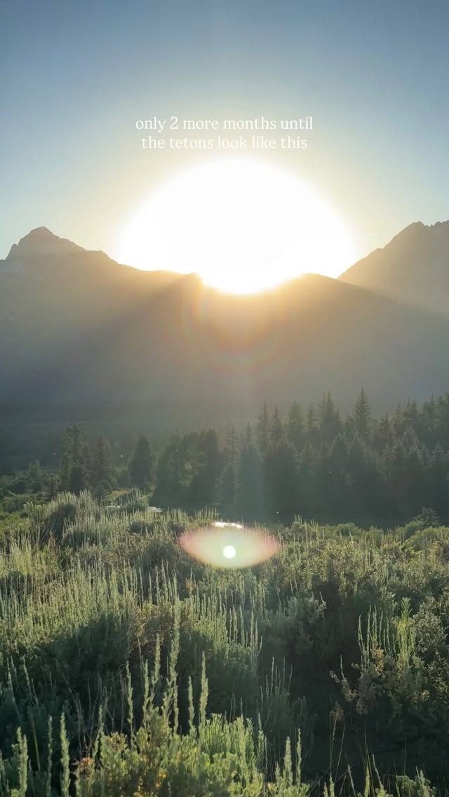 Summer beneath the Tetons will be here before you know it ☀️
#jacksonhole #jacksonwy #gtnp #tetons