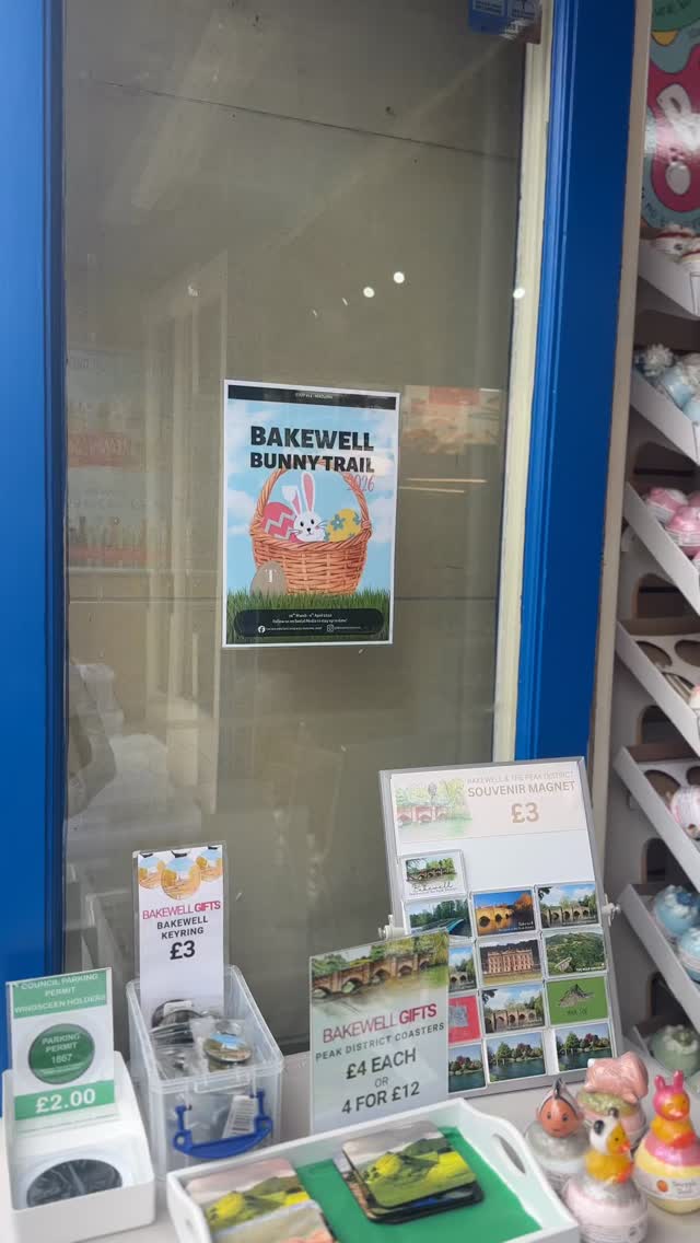 Happy Bakewell Bunny Trail Day! 🐰🌸
Join us from 26th March – 6th April for a fun-filled trail around Bakewell. Pick up your map from any counter at The Old Original Bakewell Pudding Shop and start your adventure!🐣
Complete the riddle and you’ll be rewarded with a delicious bunny-shaped gingerbread biscuit 🍪🐇
You can also download your map online using the link in our bio. Don’t miss out—let the hunt begin! ✨😍
#easteractivities #bakewellbunnytrail #visitpeakdistrict #oldoriginalbakewellpuddingshop #derbyshirelife
